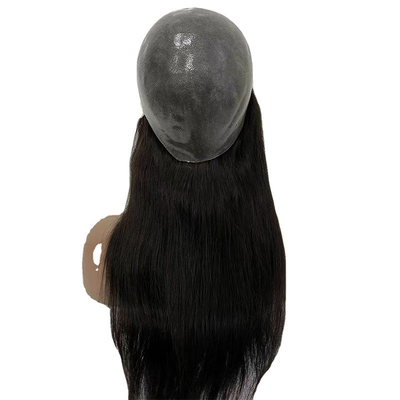 Cheveux brésiliens pleine cuticule PU pleine peau fine naturelle vraie cheveux humains perruques pour femmes