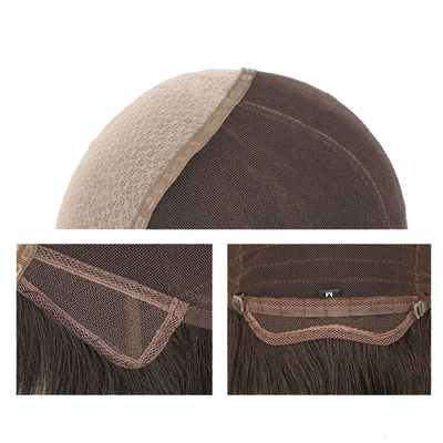 100% vierge brésilienne brésilienne hétéro femme naturelle cheveux humains soie haut de base perruques