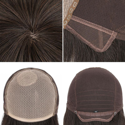 100% vierge brésilienne brésilienne hétéro femme naturelle cheveux humains soie haut de base perruques