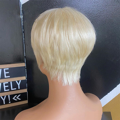 250g-450g Cheveux humains naturels sans colle Cheveux de fées coupés courts
