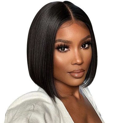 14 pouces Full Hd Lace Front Cheveux Humains Pas de colle Perruques 360 Full Lace Frontal Perruque Cheveux Humains