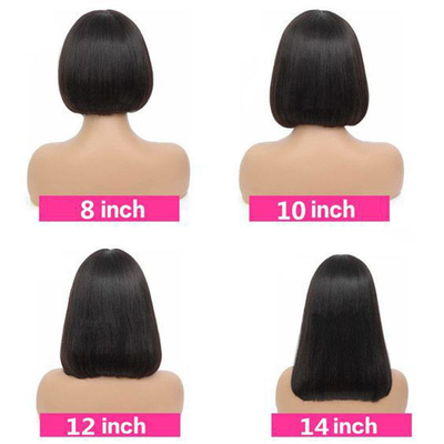 14 pouces Full Hd Lace Front Cheveux Humains Pas de colle Perruques 360 Full Lace Frontal Perruque Cheveux Humains