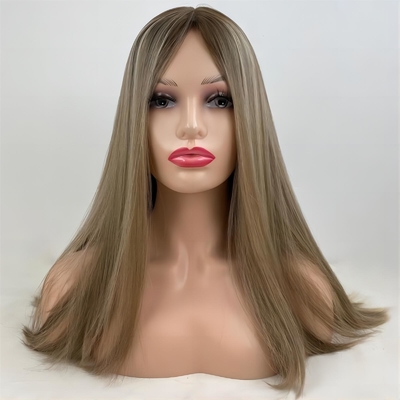Améliorez votre look avec des dentelles haut cheveux humains européens juifs femmes perruque perruques casher