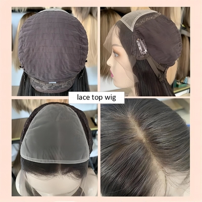 Taille moyenne Perruques avant dentelle Perruque Rena Kofer Perruque juive Casquettes prêtes à expédier 24 26 pouces