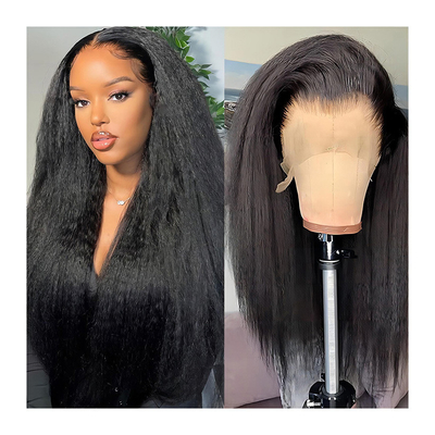 Yaki Bone Lacet droit avant Viêt-Nam Viêt-Nam cru Perruque de cheveux humains