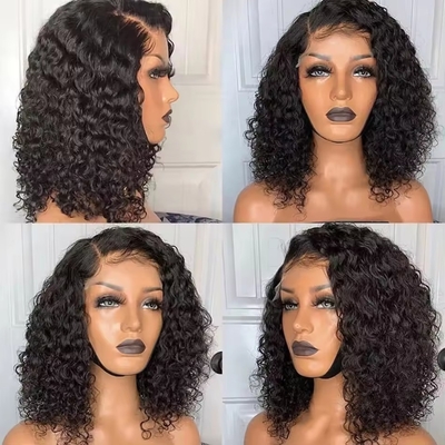 Vêtements de coiffure humaine en dentelle avec couleur personnalisable