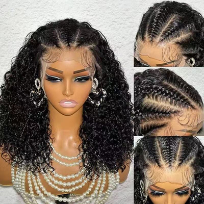 100% de cheveux humains mélange de perruques vierges Remy cheveux de qualité dentelle Perruques avant