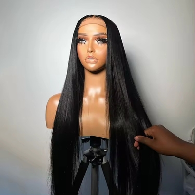 250g-450g d'origine brésilienne osseuse droite 360 perruques de cheveux humains pour les femmes noires